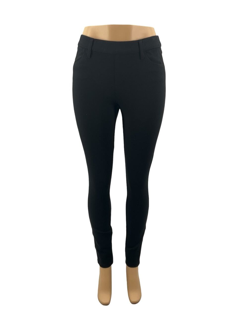 J Crew Size 2 Black Solid Pre-Owned Pants